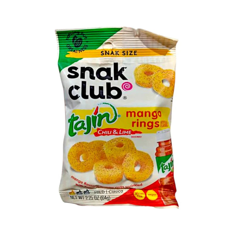 SNAK CLUB TAJIN Mango Rings 64g