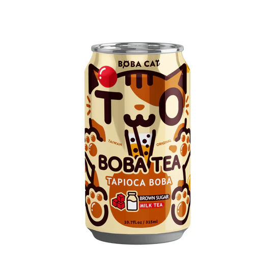 Boba Cat Brown Sugar Milk Tea 315 ml