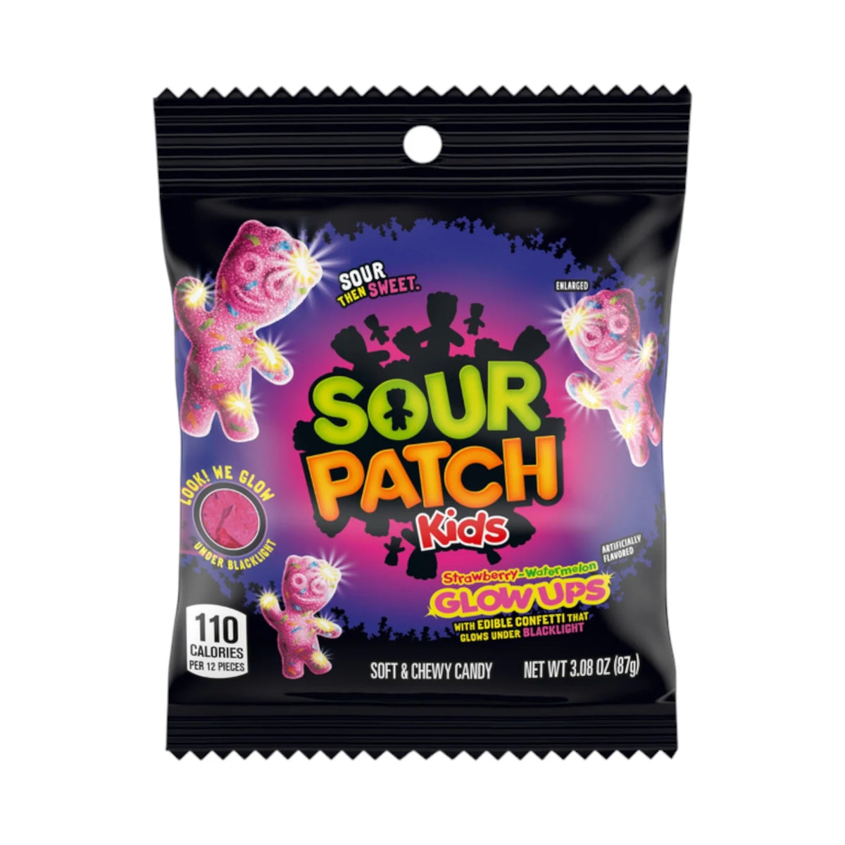 SOUR PATCH KIDS Glow Ups Strawberry Watermelon 87 g