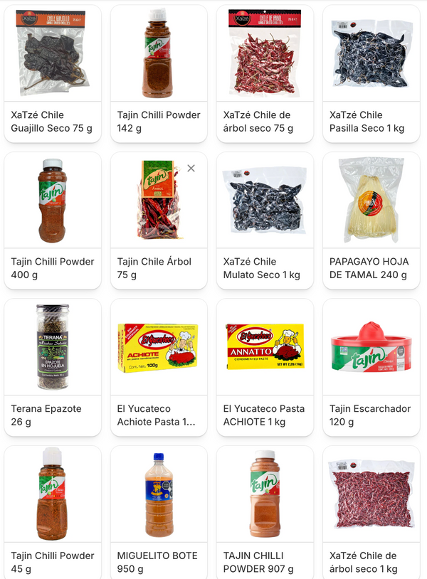 SUSZONE CHILI I PRZYPRAWY