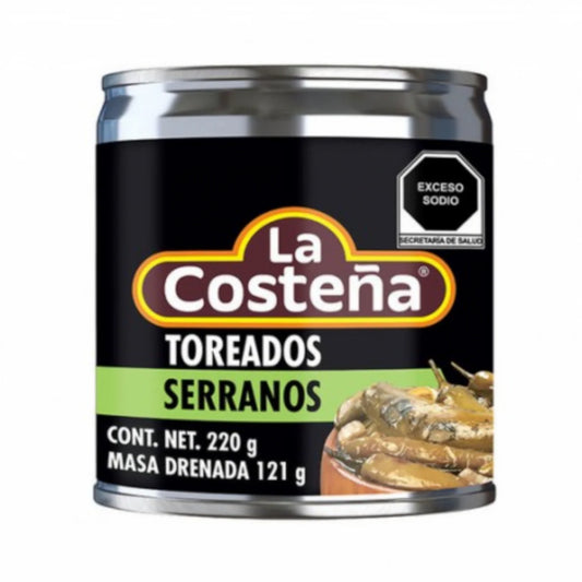LA COSTEÑA CHILES SERRANOS TOREADOS 220 g