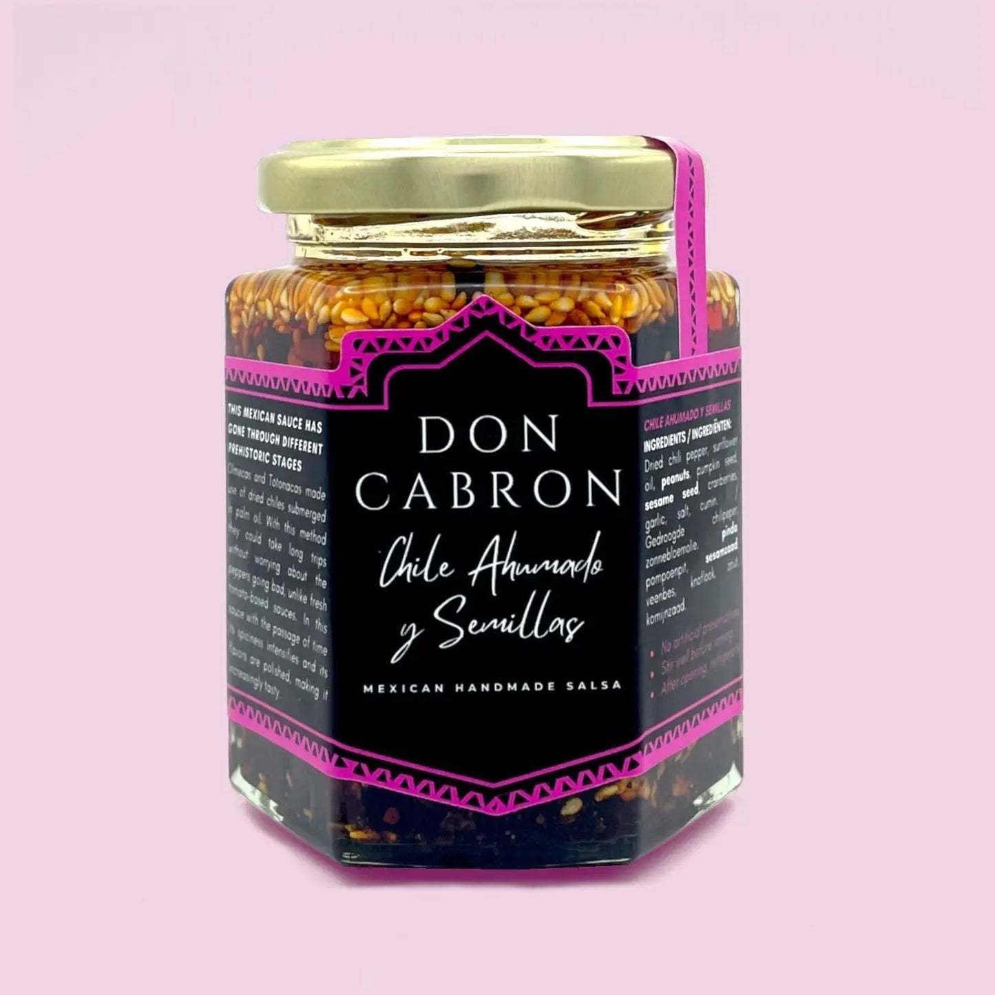 Don Cabron Chile Ahumado y Semillas (Sweet & Smoky Chili Oil) PREMIUM