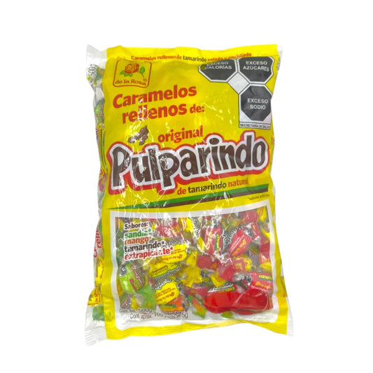 De La Rosa Pulparindo Filled Tamarind Candy (100 x 5 g)