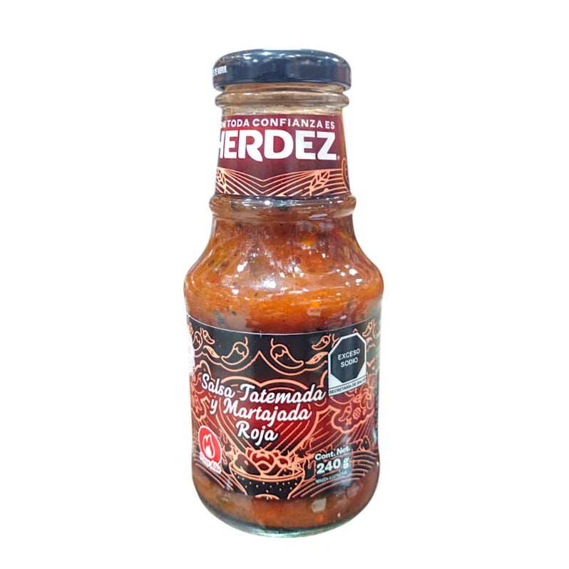 Herdez Salsa Tatemada Roja Roasted Picante 240 g