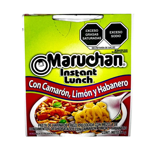 Maruchan Instant Cup Shrimp, Lime, and Habanero 64 g