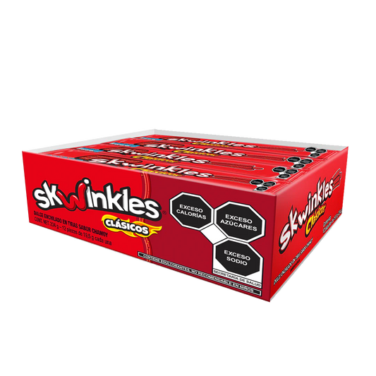 SKWINKLES CLASICOS CHAMOY 12 x 19.5 g