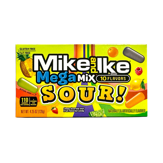 Mike & Ike Mega Mix Sour Theater Box 120 g